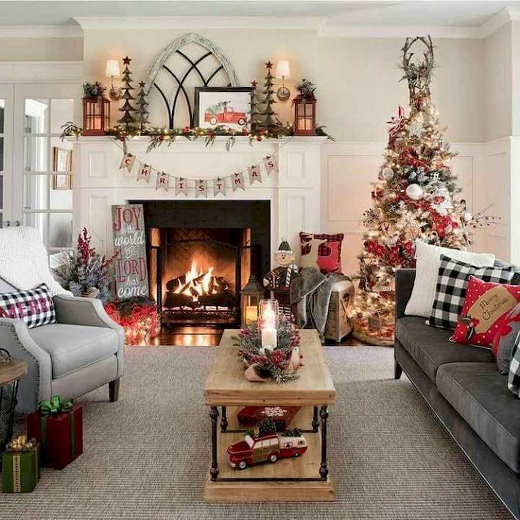 77 belles décorations de Noël pour décorer son salon