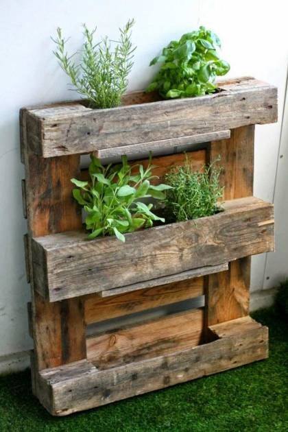 100 décors de jardin à faire à partir de palettes réutilisées 34