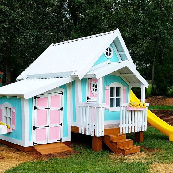 100 maisons de jeux magiques pour occuper les enfants en extérieur 59