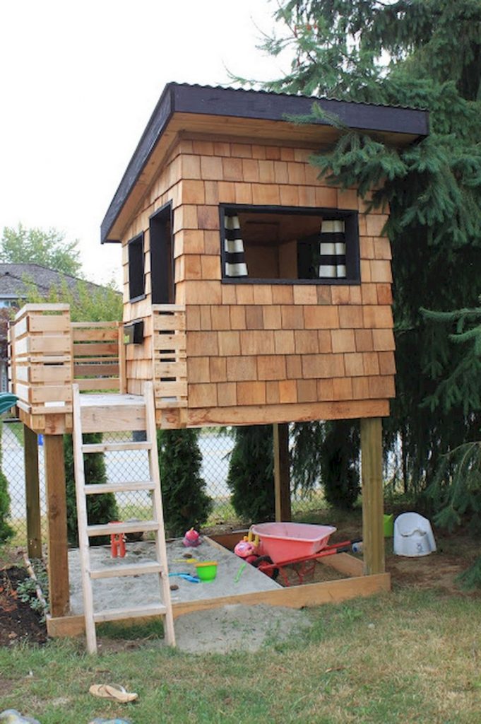 100 maisons de jeux magiques pour occuper les enfants en extérieur 88