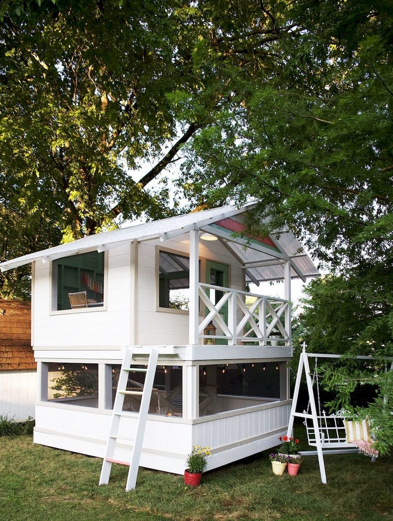 100 maisons de jeux magiques pour occuper les enfants en extérieur 89