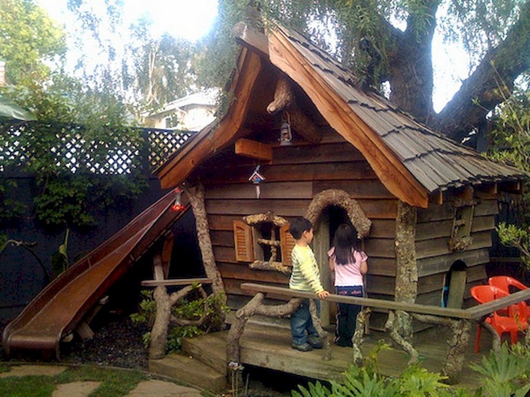 100 maisons de jeux magiques pour occuper les enfants en extérieur 106