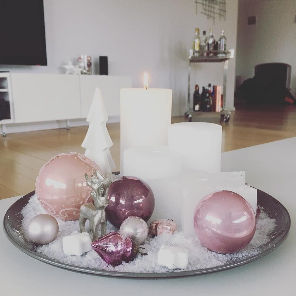 22 idées de belles décorations de table de Noël 5