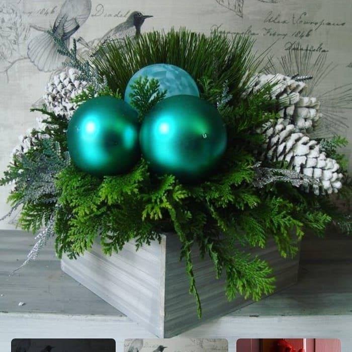 22 idées de belles décorations de table de Noël 14