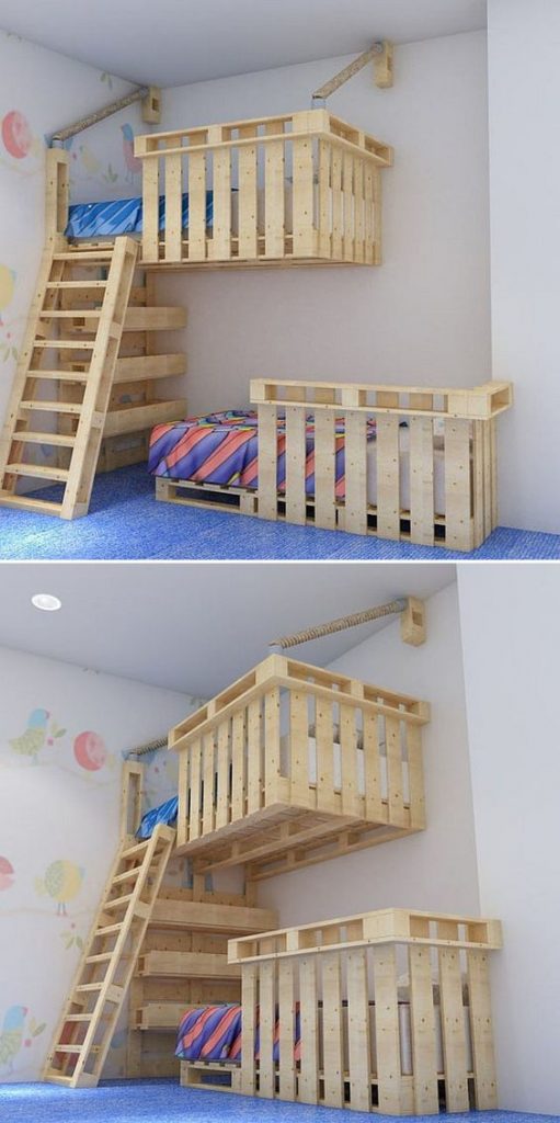 100 idées pour occuper les enfants avec des palettes 44