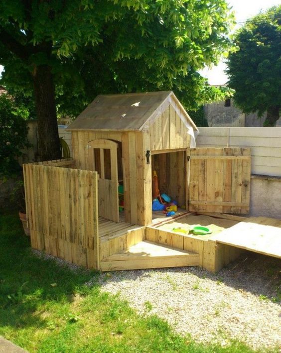 100 idées pour occuper les enfants avec des palettes 80