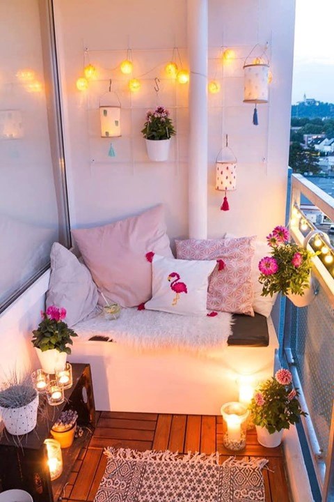 25 idées pour faire un petit coin sympa sur son balcon 4