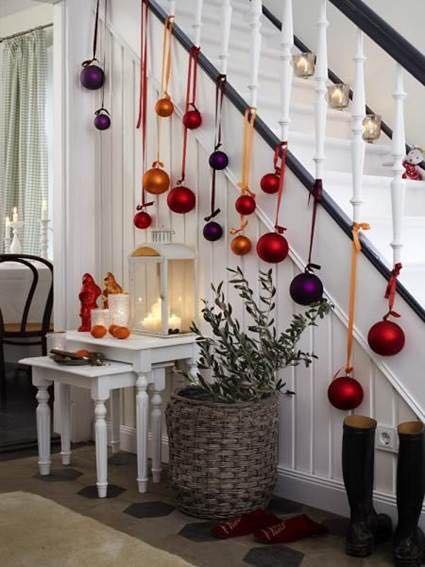 80 Décorations de Noël à faire soi-même avec des boules de Noël 36