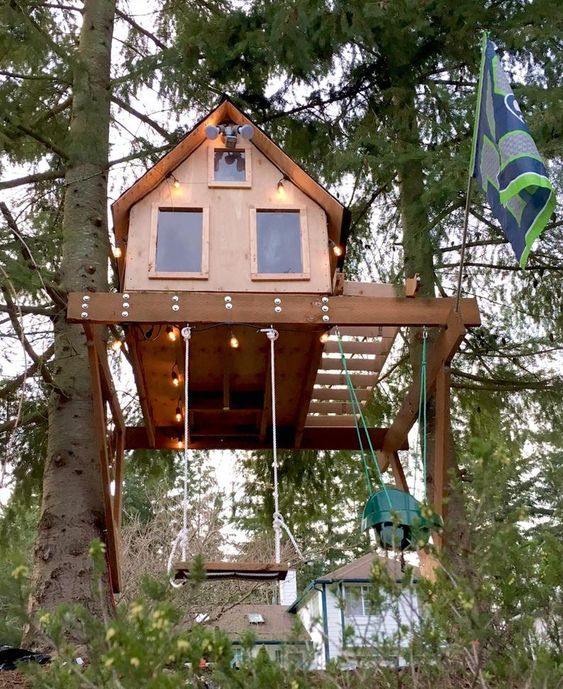 54 top idées de cabanes dans les arbres 19