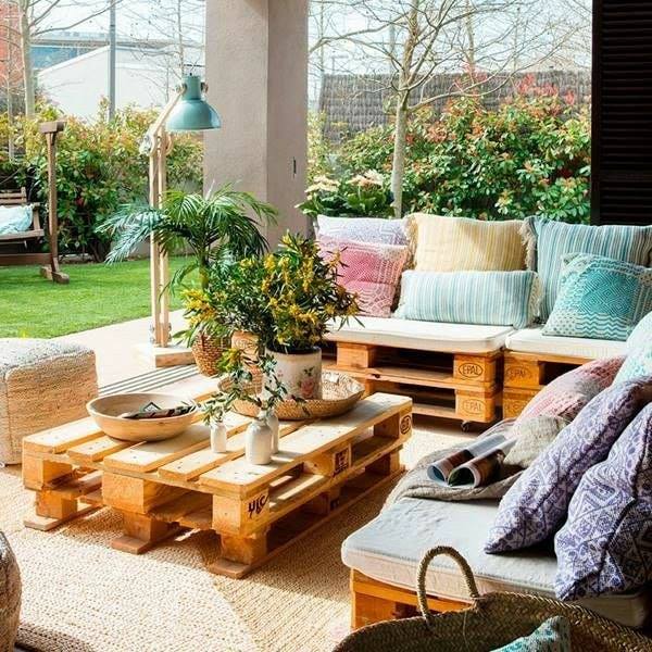 32 top idées de salons de jardin en palettes 32