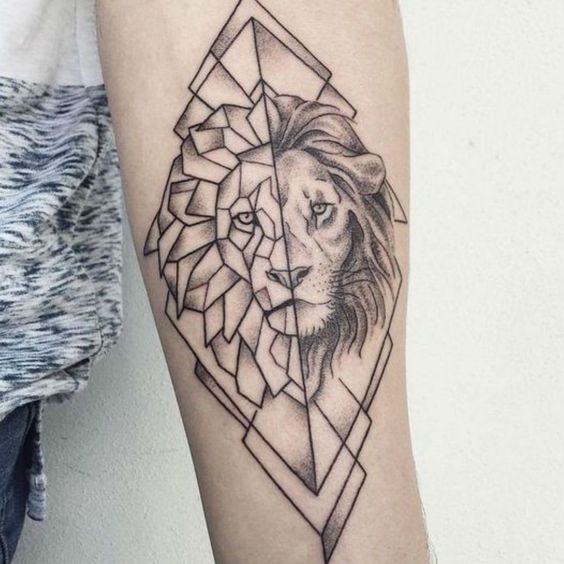 100 top idées de tatouages lion 5