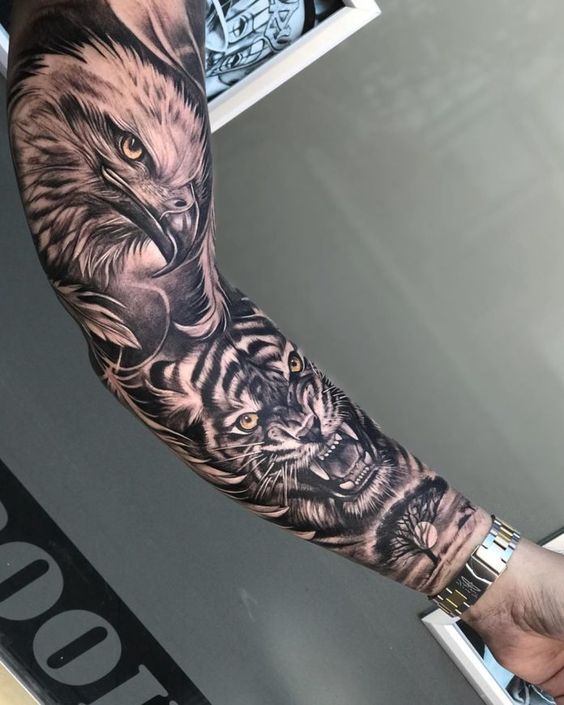 100 top idées de tatouages lion 60