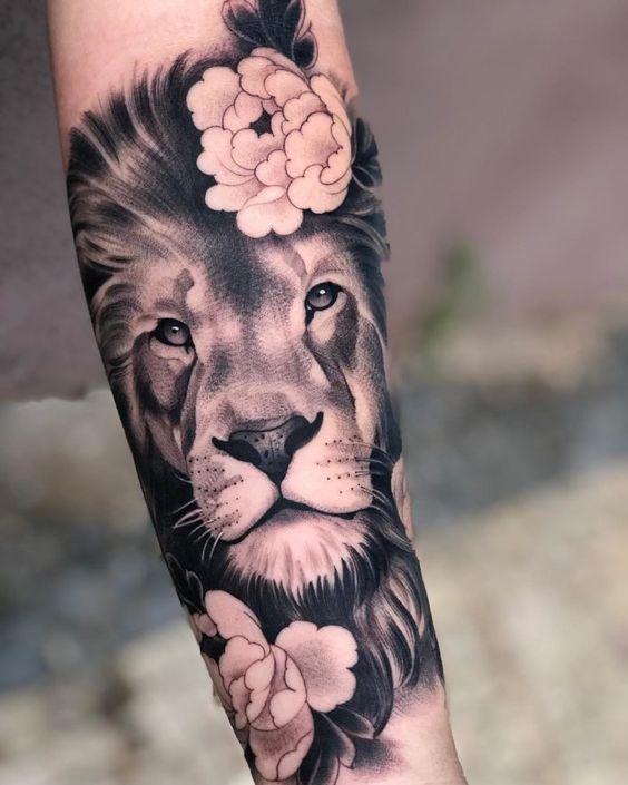 100 top idées de tatouages lion 74