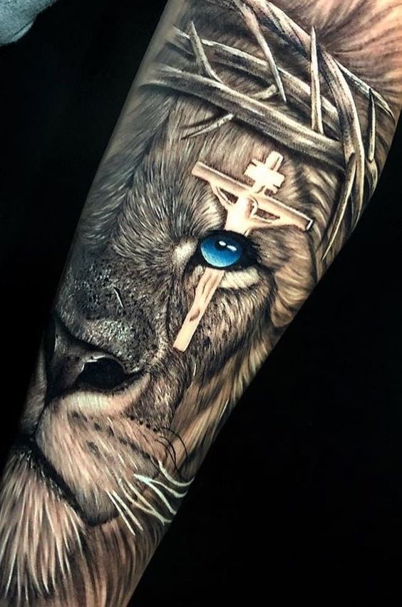 100 top idées de tatouages lion 80