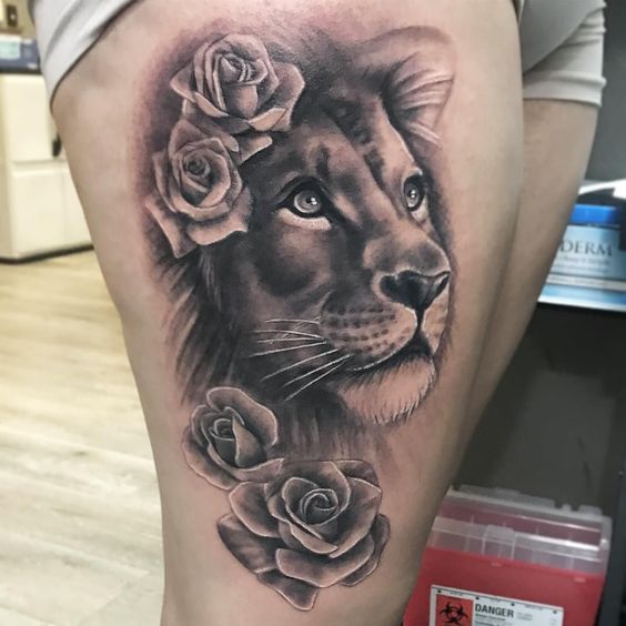 100 top idées de tatouages lion 83