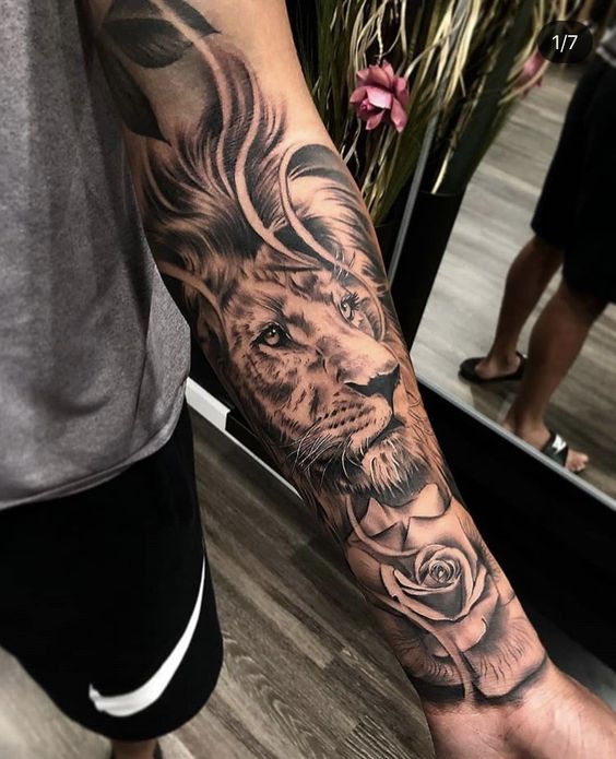 100 top idées de tatouages lion 92