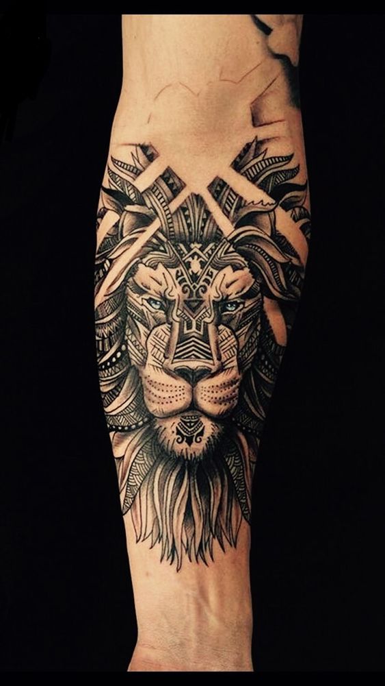 100 top idées de tatouages lion 93