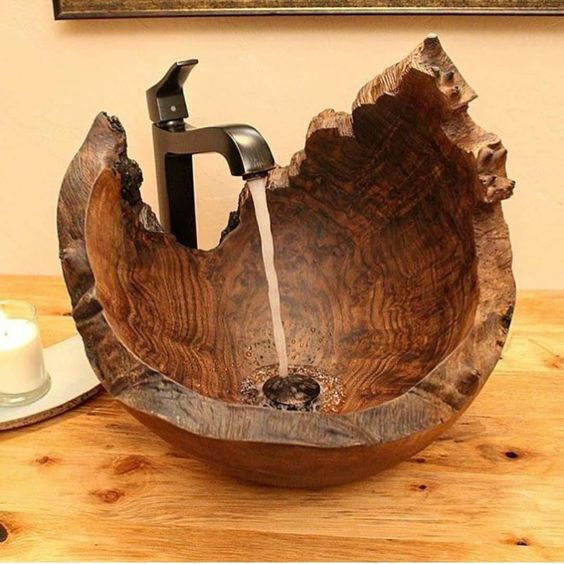 47 top idées de lavabos en bois pour s'inspirer 10