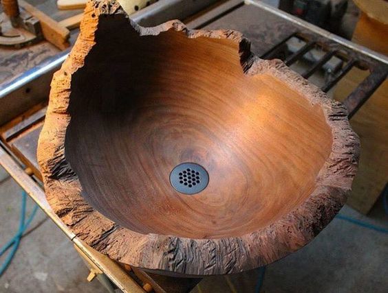 47 top idées de lavabos en bois pour s'inspirer 17