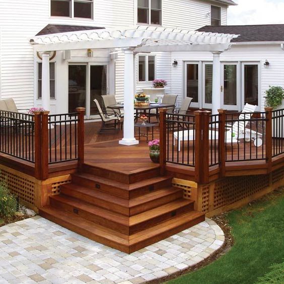 46 conceptions de terrasses en bois pour vous inspirer 13