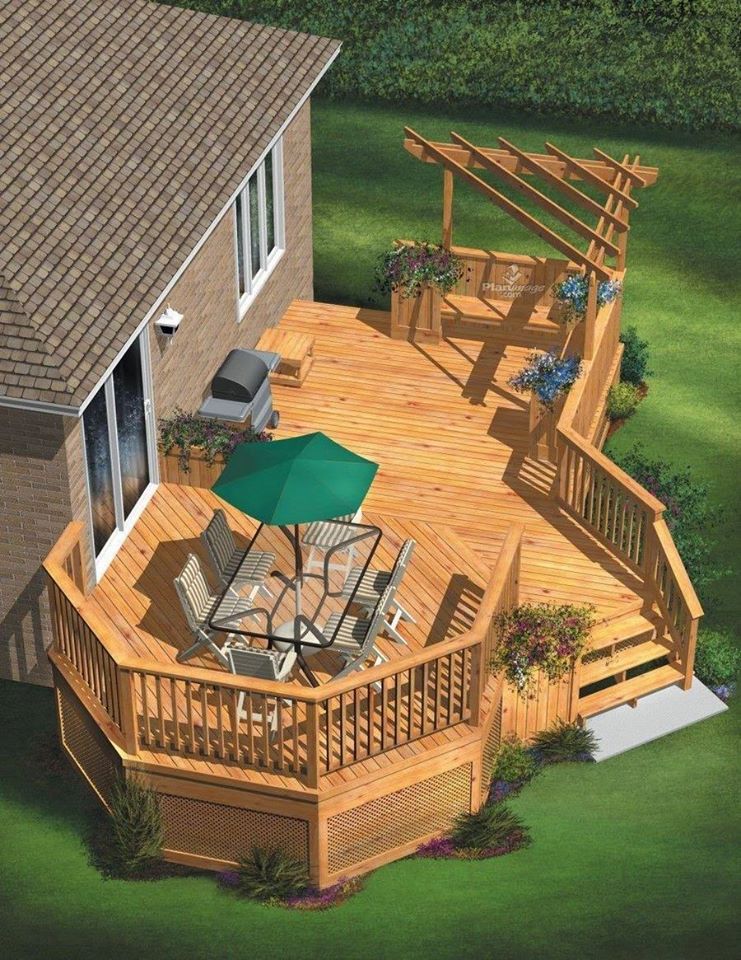 46 conceptions de terrasses en bois pour vous inspirer 31