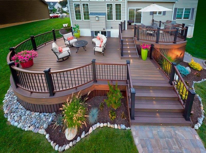 46 conceptions de terrasses en bois pour vous inspirer 36