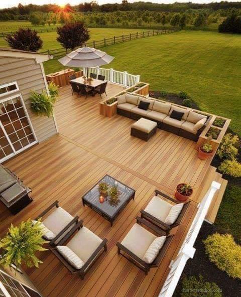 46 conceptions de terrasses en bois pour vous inspirer 44