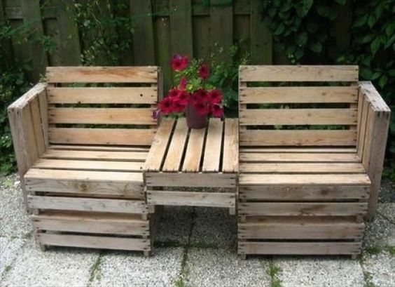 52 top idées de bancs, banquettes & canapés en palettes 32