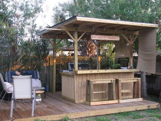 55 top idées de bar de jardin à faire soi-même 47