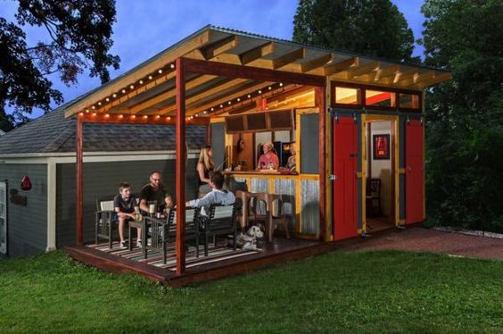 55 top idées de bar de jardin à faire soi-même 48