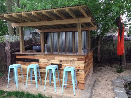 55 top idées de bar de jardin à faire soi-même 49