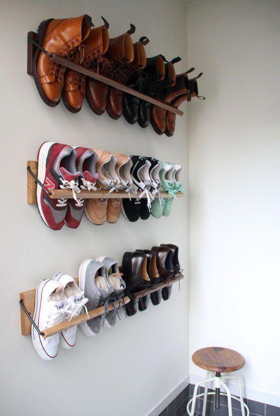 21 top idées de rangements à chaussures pour s'inspirer 15