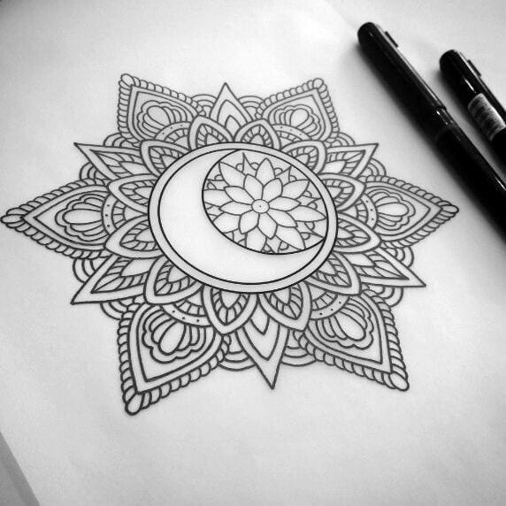 100 top idées de dessins & coloriages mandala 3