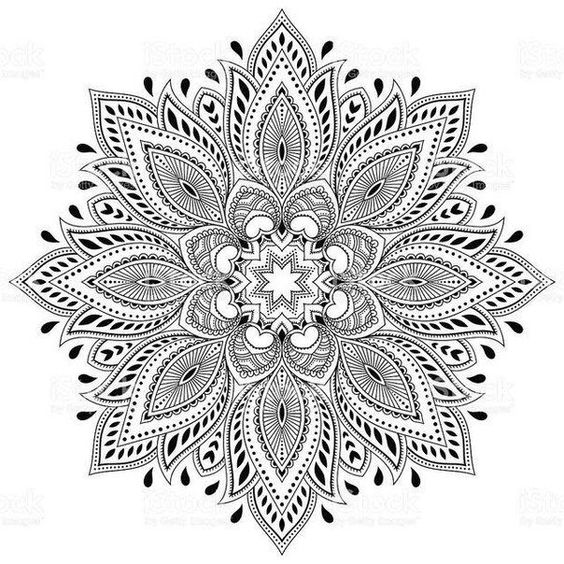 100 top idées de dessins & coloriages mandala 65