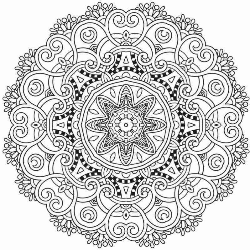 100 top idées de dessins & coloriages mandala 77