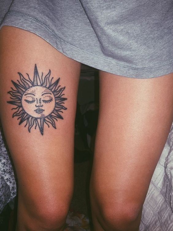 100 top idées de tatouages soleil 64