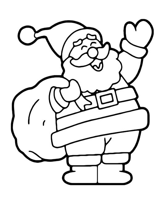 42 Dessins de Pères noël & Coloriages à Imprimer 23