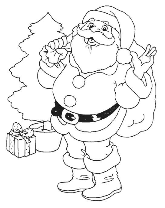 42 Dessins de Pères noël & Coloriages à Imprimer 28