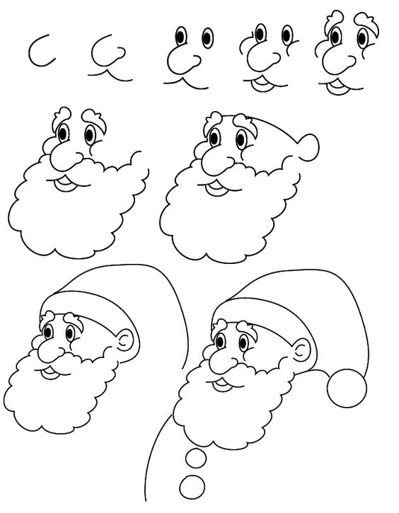 42 Dessins de Pères noël & Coloriages à Imprimer 36