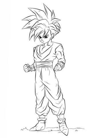 100 top idées de coloriages Dragon Ball Z 55