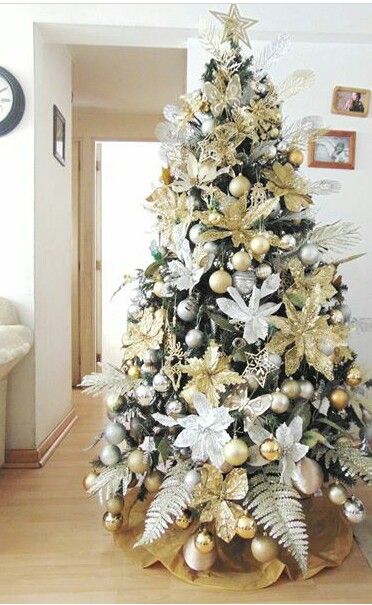 100 idées de décorations de sapin de Noël blancs 17