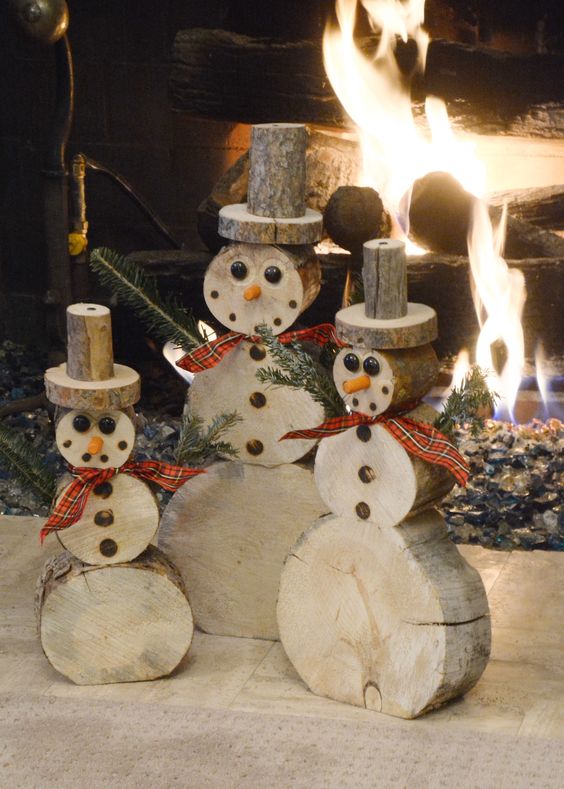 14 décorations de Noël avec de vieux morceaux de bois 12