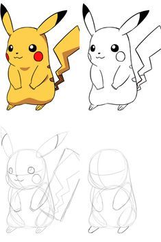 63 top idées & tutos de dessins Pikachu 1