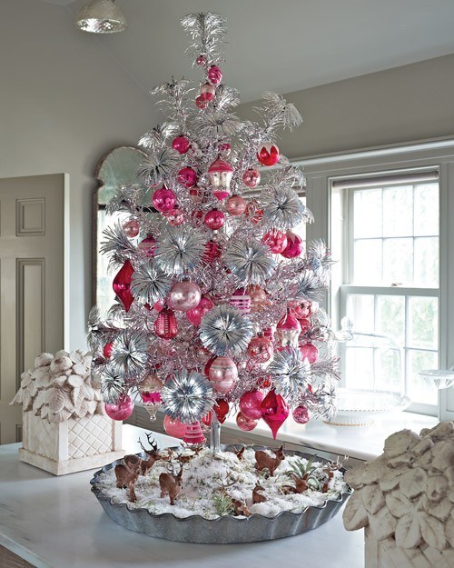 100 idées de décorations de sapin de Noël blancs 71