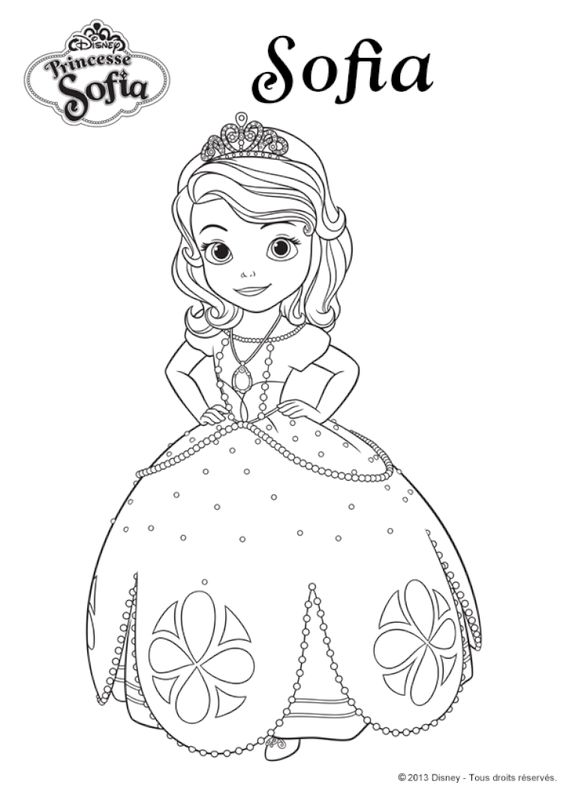 70 top idées de coloriages princesse à imprimer 13