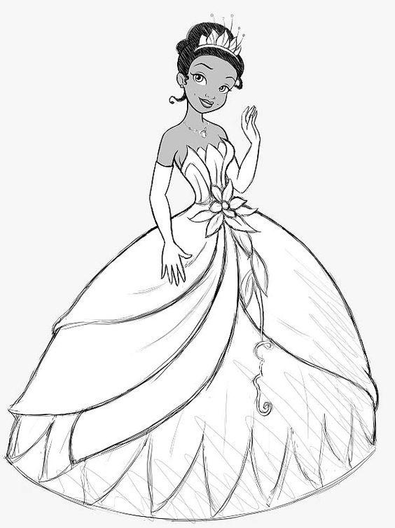 70 top idées de coloriages princesse à imprimer 19