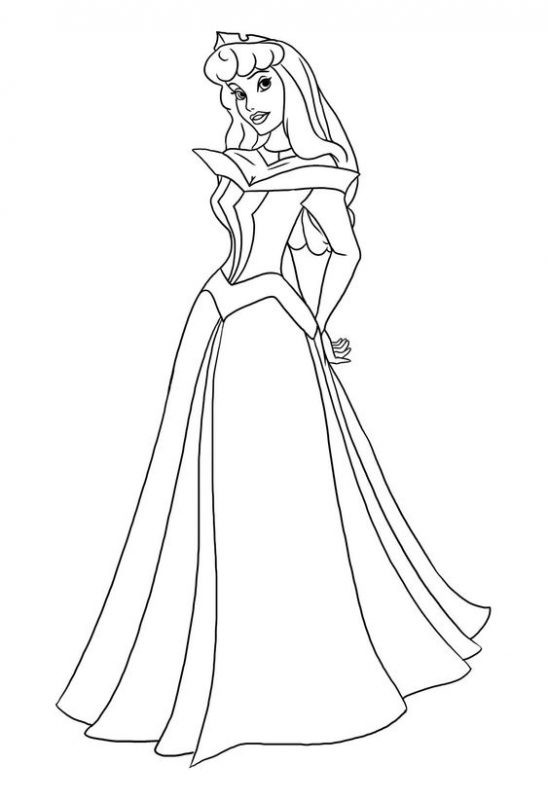 70 top idées de coloriages princesse à imprimer 23