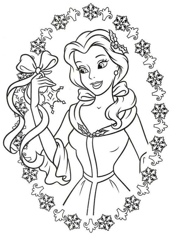 70 top idées de coloriages princesse à imprimer 29