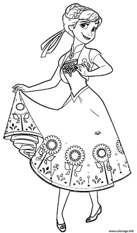 70 top idées de coloriages princesse à imprimer 33