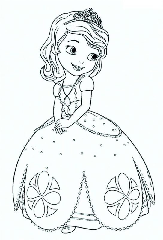 70 top idées de coloriages princesse à imprimer 45